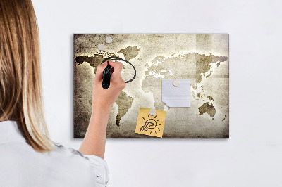 Magnettafel zum schreiben Erinnerungskarte mit persönlichen Fotos