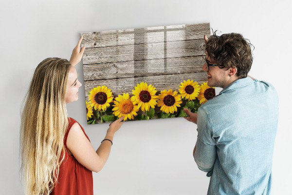 Magnettafel zum schreiben Kreatives Sonnenblumen-Blumenbrett