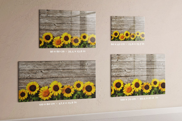 Magnettafel zum schreiben Kreatives Sonnenblumen-Blumenbrett