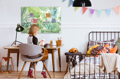 Magnettafel zum schreiben Grüne Tafel für Fotos und Notizen