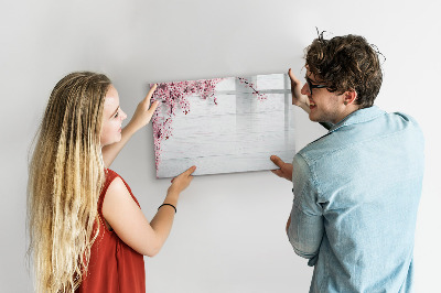 Magnettafel zum schreiben Ein kreativer Raum zur Präsentation von Fotos