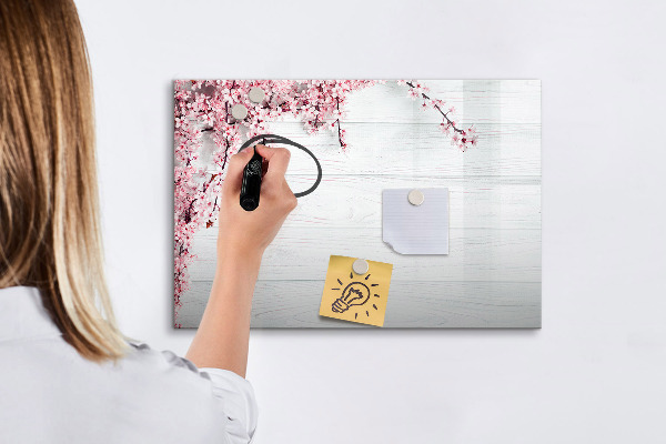 Magnettafel zum schreiben Ein kreativer Raum zur Präsentation von Fotos