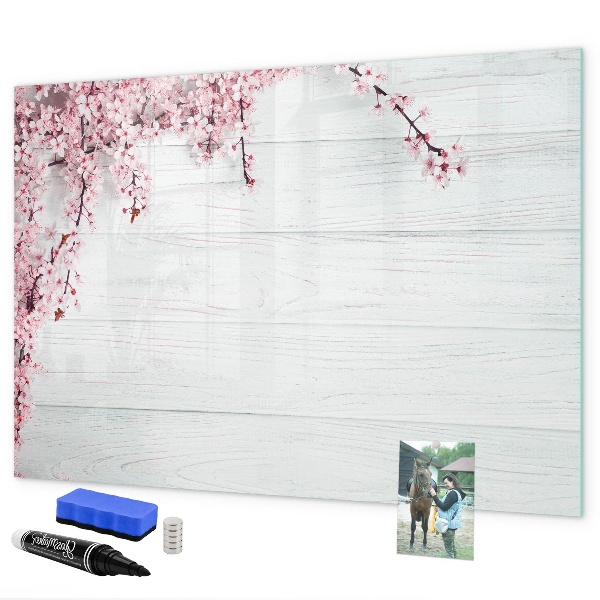 Magnettafel zum schreiben Ein kreativer Raum zur Präsentation von Fotos