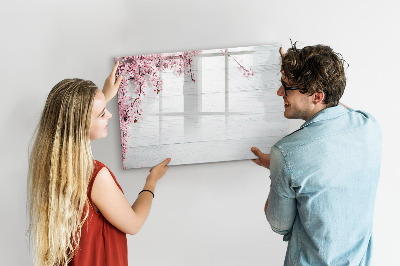 Magnettafel zum schreiben Ein kreativer Raum zur Präsentation von Fotos