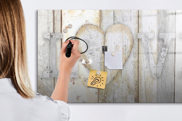 Schreib magnettafel Eine Pinnwand für Fotos und Erinnerungen