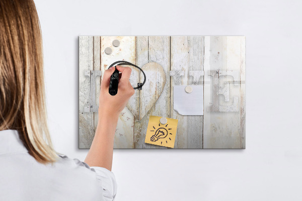 Schreib magnettafel Eine Pinnwand für Fotos und Erinnerungen