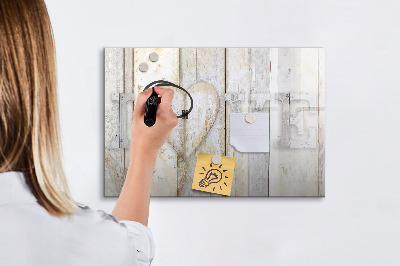 Schreib magnettafel Eine Pinnwand für Fotos und Erinnerungen