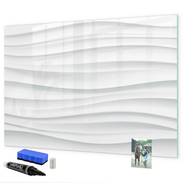 Magnettafel zum schreiben Eine stylische Tafel für Notizen und Fotos