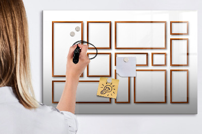 Magnettafel zum schreiben Ein kreativer Raum für Erinnerungen und Fotos