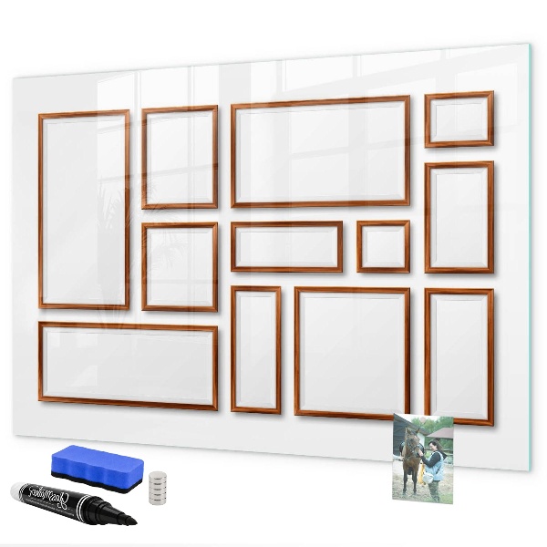 Magnettafel zum schreiben Ein kreativer Raum für Erinnerungen und Fotos