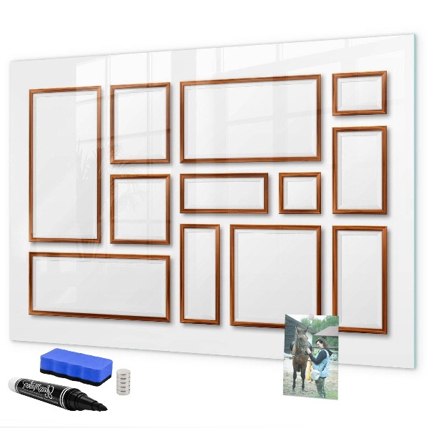 Magnettafel zum schreiben Ein kreativer Raum für Erinnerungen und Fotos