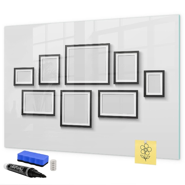 Magnettafel zum schreiben Moderne Pinnwand für Fotos und Notizen