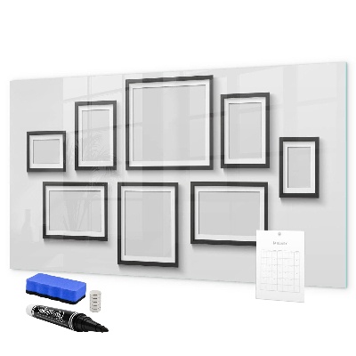 Magnettafel zum schreiben Moderne Pinnwand für Fotos und Notizen