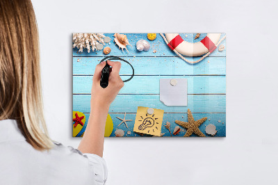 Schreib magnettafel Sommererinnerungen am Meer
