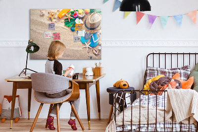 Schreib magnettafel Sommererinnerungen am Strand
