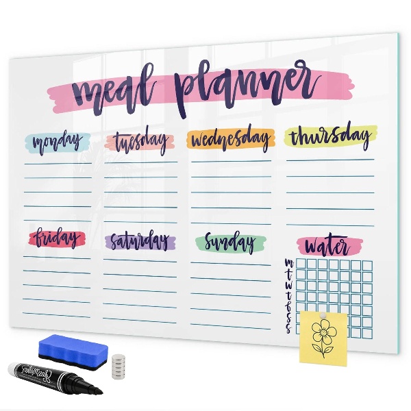 Schreib magnettafel Tages-Speiseplaner