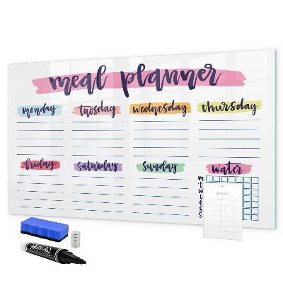 Schreib magnettafel Tages-Speiseplaner