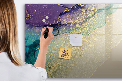 Magnettafel zum schreiben Eine farbenfrohe Tafel für Notizen und Fotos