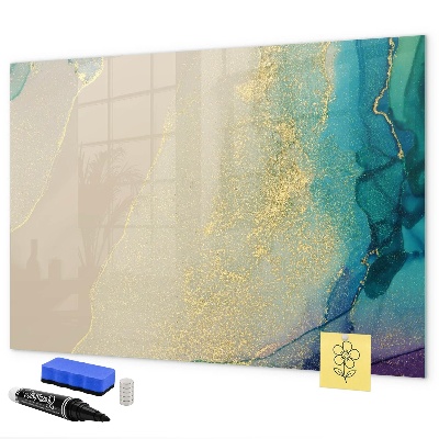 Schreib magnettafel Eine stylische Tafel für Notizen und Fotos