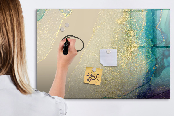 Schreib magnettafel Eine stylische Tafel für Notizen und Fotos