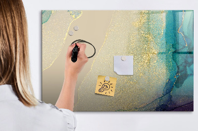 Schreib magnettafel Eine stylische Tafel für Notizen und Fotos
