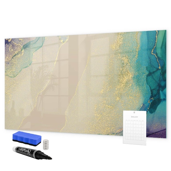 Schreib magnettafel Eine stylische Tafel für Notizen und Fotos