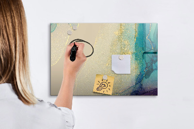 Schreib magnettafel Eine stylische Tafel für Notizen und Fotos