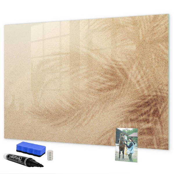 Magnettafel zum schreiben Notiztafel mit Zubehör