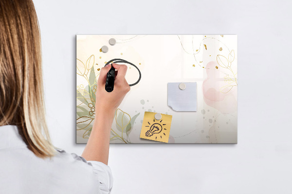 Schreib magnettafel Eine stilvolle Tafel zur Präsentation von Fotos