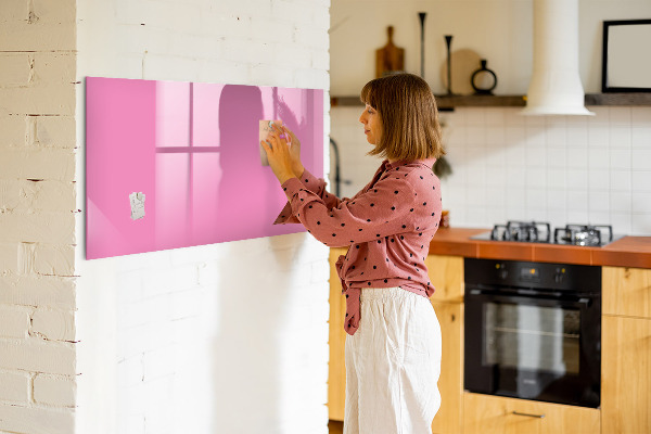 Schreib magnettafel Rosa Tafel für Notizen und Fotos