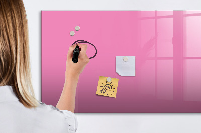 Schreib magnettafel Rosa Tafel für Notizen und Fotos