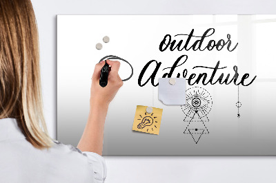 Schreib magnettafel Outdoor-Abenteuer