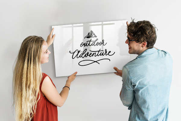 Schreib magnettafel Eine Pinnwand für kreative Notizen und Fotos