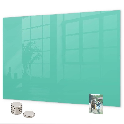 Magnettafel Türkisfarben