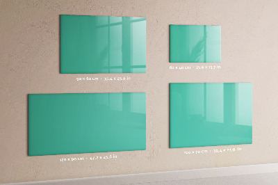 Magnettafel Türkisfarben