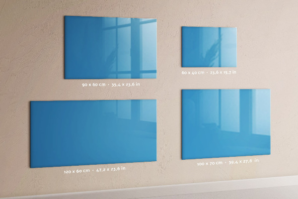 Magnettafel Blaue Farbe