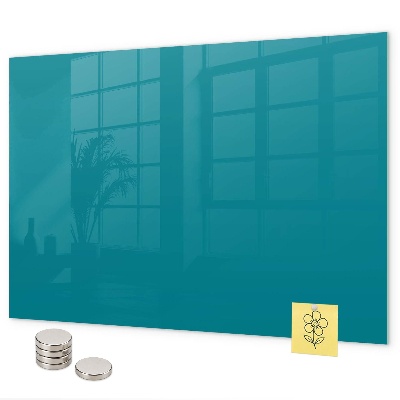 Magnettafel Meeresfarbe