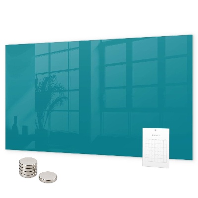 Magnettafel Meeresfarbe