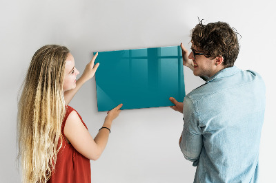 Magnettafel Meeresfarbe