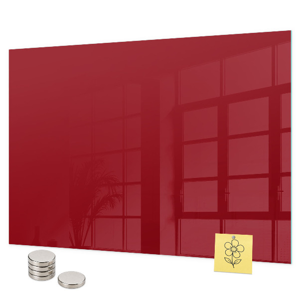 Magnettafel Rote Farbe