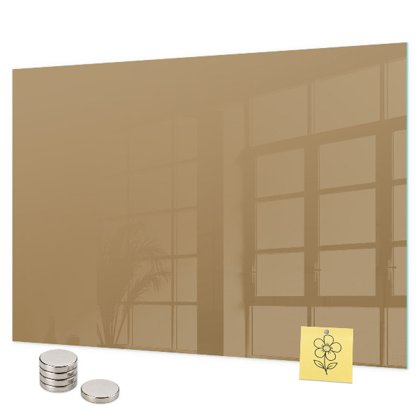 Magnetwand Dunkelbeige Farbe