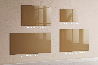 Magnetwand Dunkelbeige Farbe