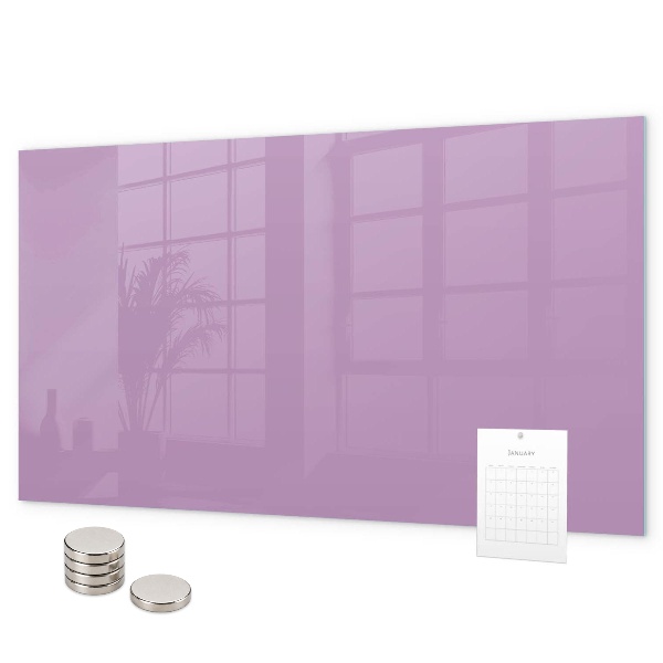 Magnettafel Fliederfarben