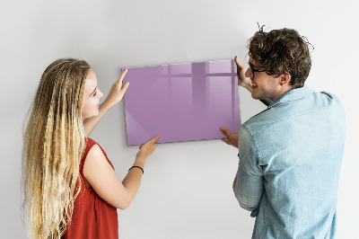 Magnettafel Fliederfarben