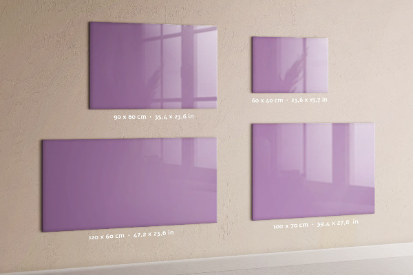Magnettafel Fliederfarben