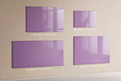 Magnettafel Fliederfarben
