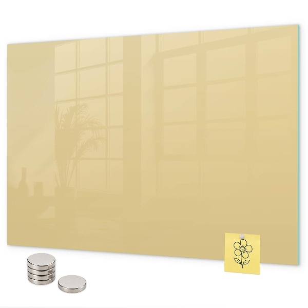Magnettafel Cremefarben