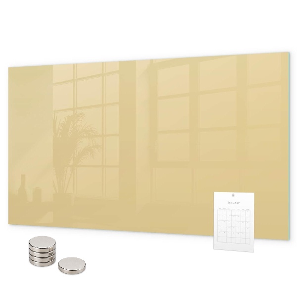 Magnettafel Cremefarben