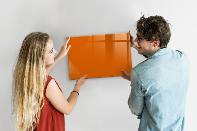 Magnettafel Orange Farbe