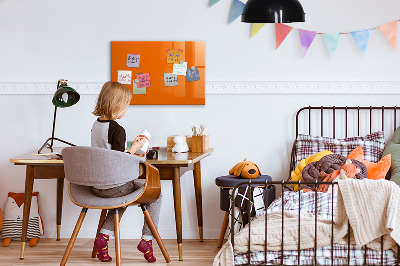 Magnettafel Orange Farbe